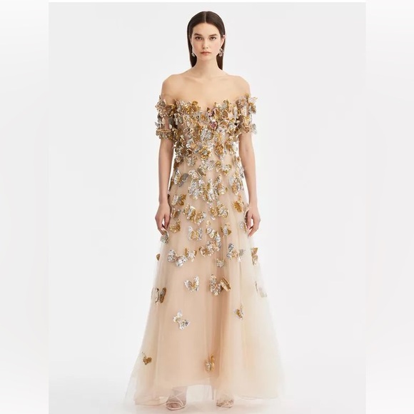 Oscar De La renta Tulle gown